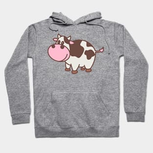 Cow white harvest Hoodie